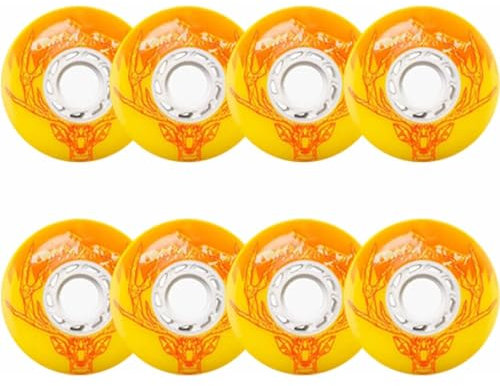 Inline Skate Rollen Inline Skate Räder 72 mm/76 mm/80 mm Indoor/Outdoor Rollschuh Räder 86A Ersatzrad ohne Lager 8er Pack