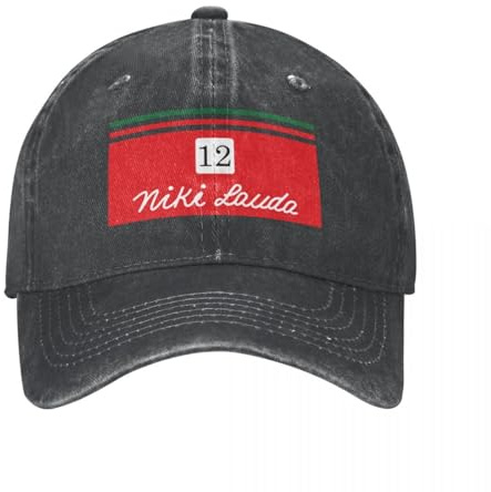 ZJHSDJJ Herren Sommerhüte Eimerhüte 2024 Niki Lauda Lustige Baseballmütze Baumwollhüte Verstellbarer Hut Mode Casual Cap LKW Fahrer Hut Lehrer Geschenke