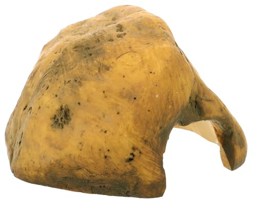 BUGUUYO Nascondiglio Per Rettili in Resina Grotta Per Tartarughe Piattaforma Per Prendere Sole Decorazione Per Acquario Resistente Macchie Sicuro Per Animali Domestici