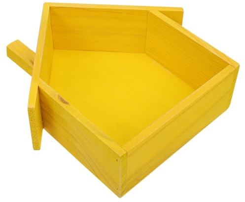 Ciieeo Mensola Da Muro in Legno 9.25X9.06X2.95In Scaffale a Forma Di Casa Per Cameretta Bambini Organizer Di Stoccaggio Decorativo Per Piccoli Oggetti E Soprammobili