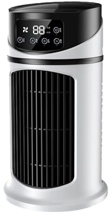 Aire acondicionado y humidificador portátil 3 en 1, ventilador de refrigeración de 6 velocidades, para oficina, escritorio y dormitorio, enfriador de espacio personal de bajo consumo, con 3 modos de