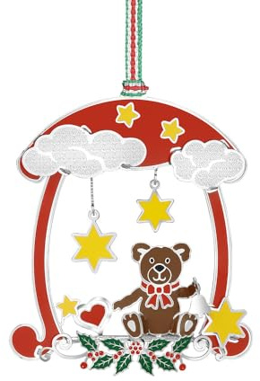 Newbridge Silverware LW904 Teddy Bear Mobile Christmas Tree Decoration