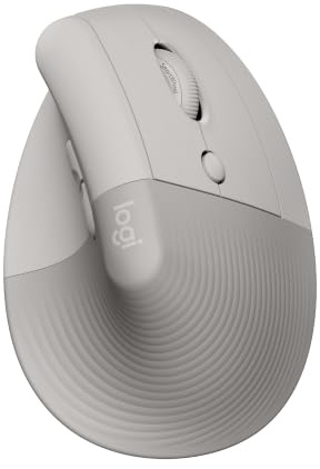 Logitech Lift Ratón Ergonómico Vertical, Inalámbrico, Bluetooth o Receptor Logi Bolt USB, clics Silenciosos, 4 Botones, Compatible con Windows/macOS/iPadOS, portátil, PC - Arena