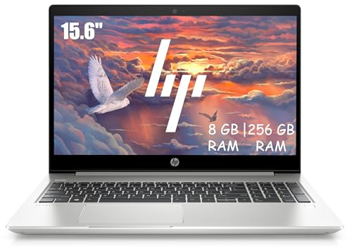 HP ProBook 450 G6 Professionnel Ordinateur Portable, 15,6 FHD (1920 x 1080), Intel Core i5-8265U, 8 Go de RAM, SSD de 256 Go, Clavier Japonais QWERTY, Windows 11 Pro (reconditionné)