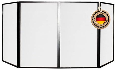 ETEC Professional DJ Screen 4 Segmente – Workstation für Party, Disco, Club, Show, Bühne und Event – Lichteffekt