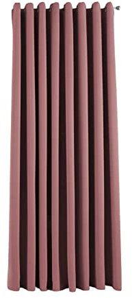 Gardinenbox Newyork 201920600 - Tenda oscurante oscurante Newyork, colore rosa antico, 225 x 295 cm, confezione da 1 tenda termica oscurante, con occhielli insonorizzanti, protezione UV, protezione