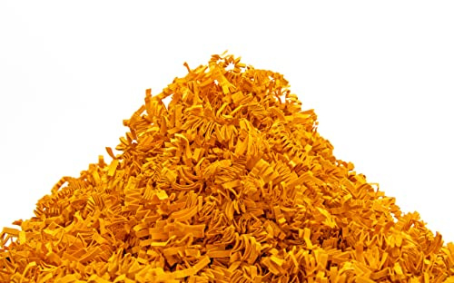YOTEI SPIRIT® 2.5kg Papier Cognac Déchiqueté pour Cadeau – Frisure pour Emballage, Paniers, et Boîtes – Remplissage Boite Cadeau, Calage Carton (Cognac, 2.5kg)