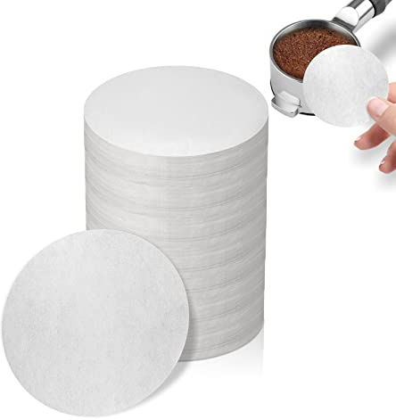 1000 Pcs Coffee Paper Filter for Espresso Coffee Maker, 51 mm Unbleached Espresso Filter Puck Screen Portafilter Paper Compatible with Breville Barista, Mr. Coffee and Other Espresso Machine