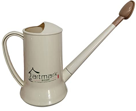 Apricot Indoor/Outdoor Watering Can - Elegant Plastic Garden Can With Rose Head, 2L Large Capacity