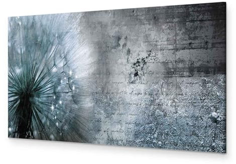 murando - Akustikbild Pusteblume Bilder Akustikschaum Hochleistungsschallabsorber Schallschutz Leinwand 1 tlg Wandbild Raumakustik Schalldämmung Blumen Natur b-C-0180-b-d