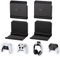 playvital 4 Set FOLD Controller Wall Mount for ps5/4, Gaming Headset Stand, Foldable Wall Stand for Xbox Series X/S, Switch Pro, Wall Holder for Xbox Wireless Headset, for Pulse 3D Headset - Black