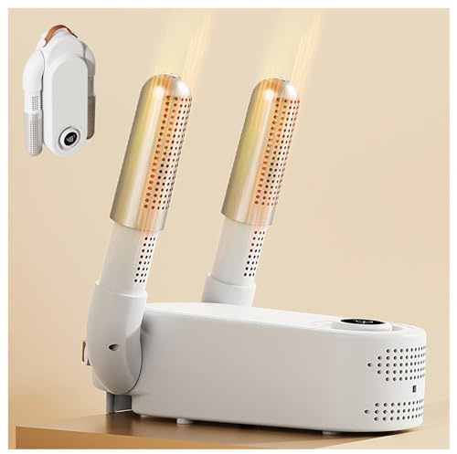 Shoe Dryers for Sneakers, Shoe Dryer Foldable with Heat Fan Portable Folding Design and Timer, Shoes Dryer Machine Football Boot Dryer for Ski Boots,Glove,Helmet
