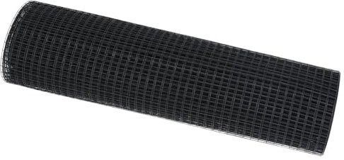 vidaXL Cerca de Alambre Soldado Recubierta de PVC de para Usar al Aire Libre - 2500 cm x 60 cm, Gris. Malla de Hierro Duradera para Jardines, Límites, Barreras de Jardín, Divisiones de Propiedad y S