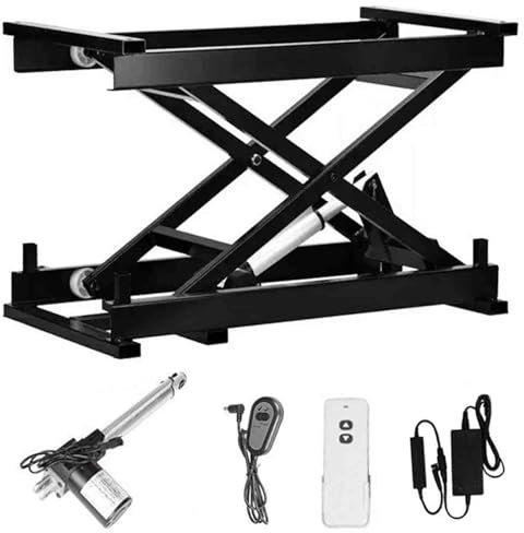 JXYQ Tavolo elevatore Elettrico a Forbice, Altezza Regolabile, Piattaforma elevatrice elettrica, Portata 50 kg, Tavolo da Pranzo Elettrico, Tavolo da caffè, Sollevatore per mobili Fai da Te