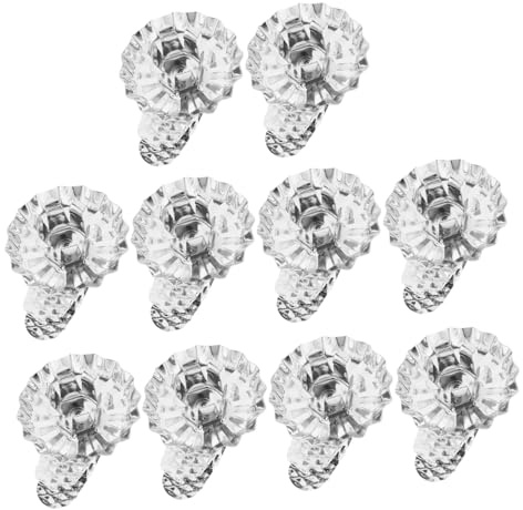 FIXOSHEE 10pezzi Clip Per Portacandele Di Natale Clip Per Candele Robuste in Ferro Base Per Supporto Stabile Per Candele Natalizie Decorazione Per Albero Di Natale