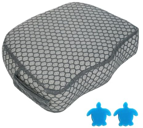 Asiento Elevador para bañera de hidromasaje, Almohada de 40 x 30,5 x 12,7 cm, Alfombrilla de Asiento, Almohadilla Antideslizante, Piscina, Patio, relajación, Interior, Exterior, Camping