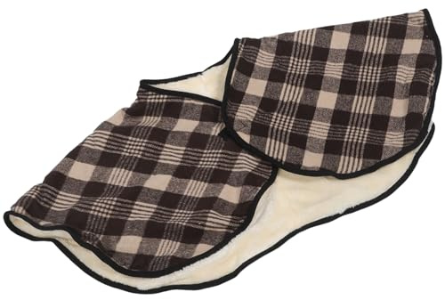 ROMISBABA Manta para Silla de Ruedas Cálida y Cortavientos Cierre Magnético, Chal Térmico para Hombros y Espalda, Tamaño, Uso Invierno para Personas Mayores y Pacientes Postrados