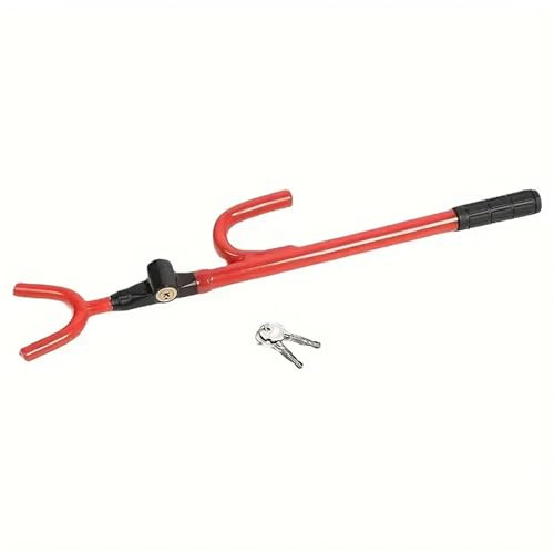 Antirrobo Coche Cerradura de seguridad para coche, dispositivo antirrobo para, cerradura telescópica para volante, retráctil ajustable en forma U