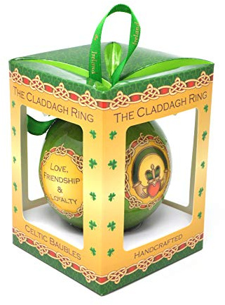 Royal Tara Claddagh Ring Irish Christmas Bauble Ornament