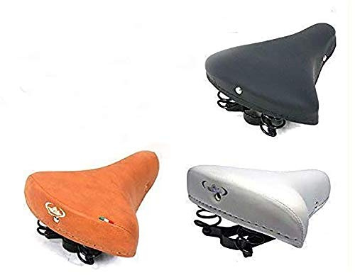 Montegrappa gefederter Sattel ideal für Fahrrad Graziella - Old-Time -R- Holland - Braun