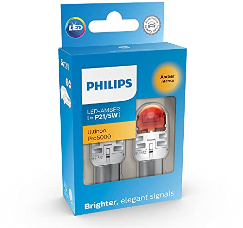 Philips Ultinon Pro6000 LED lampe de signalisation automobile (PY21/5W amber)