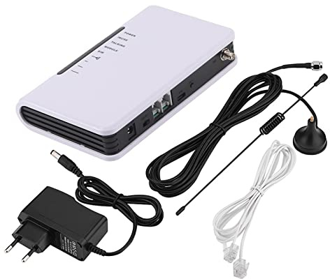 Joyzan Boîte téléphonique GSM, Unité Principale De Terminal sans Fil Fixe | avec 9 Indicateurs LED Entrée DTMF Standard pour Les Boîtes d'Enregistrement d'Alarmes Lignes Fixes Téléphoniques Téléphone