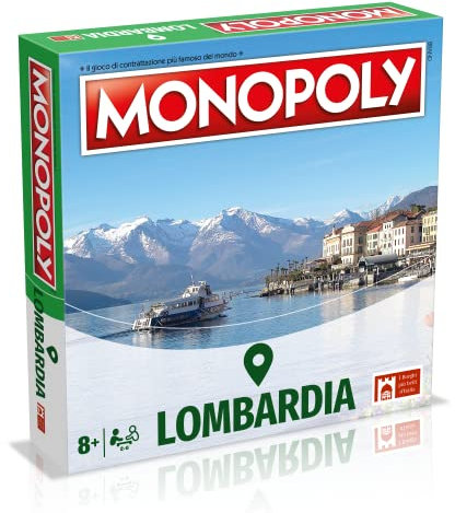 Winning Moves, Schönste Dörfer Italiens Lombardei Edition, italienische Edition, Familienspiel ab 8 Jahren +