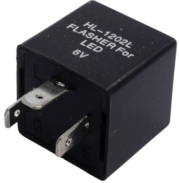 2EXTREME Blinkerrelais 6V LED lastenunabhängig kompatibel mit Simson S50 | Blinkgeber 3-polig, 6 Volt, 0,3-120 W, 0,05-20 A; kompatibel mit Simson S51, KR51; Maße mit Pin 55x30x30 mm; 1x Blinkerrelais