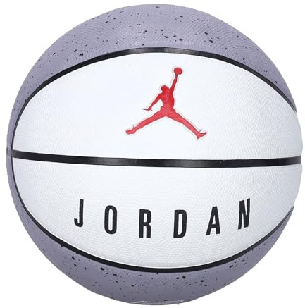 Nike Unisexe Jordan Playground 2.0 8P Deflated Ballon de Basket Cement Grey/White/Black/Fire Red 7