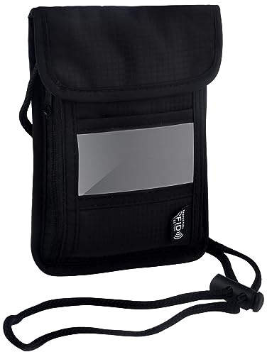 TNSLAND Brustbeutel Unisex Reisegeldbeutel mit RFID-Schutz Wasserdicht Passport Tasche Organizer für Herren Damen Kinder Jungen Mädchen Maximale Sicherheit für Smartphone und Reise Dokumente (C)