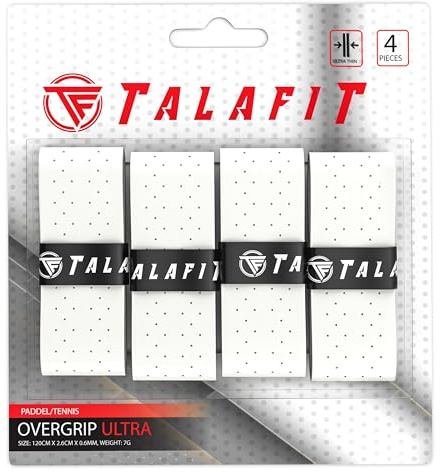 TALAFIT OverGrips Padel Ultra - Grip Padel - Paddelgriff - Overgrip Paddel Perforiert - Grip Tennis - Zubehör Padel - Golf Grips - Maximaler Grip