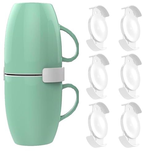 Maciun Kaffeebecher-Stapler | Verstellbarer Tassenstapler Organizer – Schrankregal, verstellbarer Tassenstapler, erweiterbar, stapelbare Aufbewahrung für Teetassen