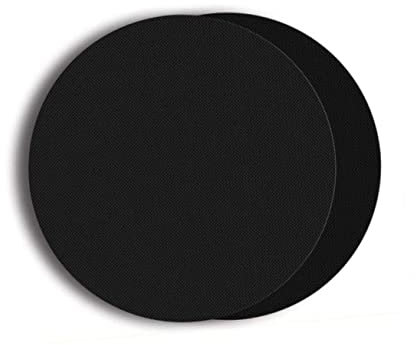 MOBUTOFU Round Nonstick Bbq Grill Mat 2pcs 40cm Ptfe Fireproof Cooking Pad for Outdoor Barbecue and Camping Grill Surface Protector