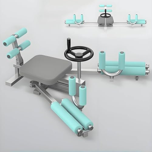 RIDEONMOP Split-Maschine, Beinstrecker-Maschine zur Verbesserung der Flexibilität und Qualität der Dehnung, Beinstrecker-Maschine, geteiltes Beintraining, Stretch-Maschine für Heim-Fitnessstudio