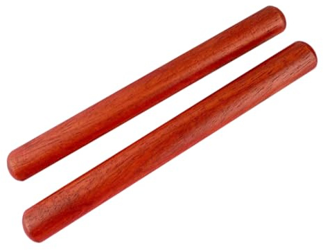 Yardwe Ritmo Palitos Musicales De Madera Para Instrumentos De Percusión Accesorios Para Instrumentos Palillos De Tambor Rítmico Varillas Musicales