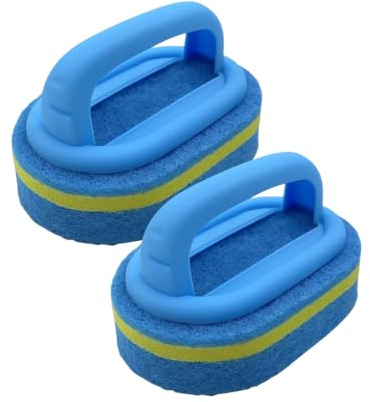 Parahon Cleaning Hand Grip Scourers, Heavy Duty Kitchen Sponges Washing Up Scourer, Multi-Purpose Bathroom, Kitchen & Bathtub Scrubber – Shower Sponge & Dish Washing Sponge