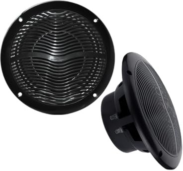 RLVYTA tweeter auto Altoparlanti per frequenze alte per a 2 altoparlanti marini da 6,5'' e 120 W, a 2 vie, impermeabili e resistenti alle intemperie, per esterni, per barche