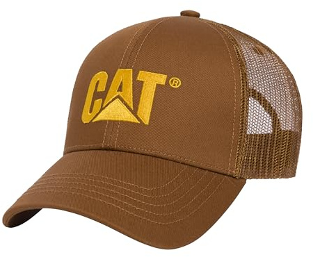 CAT Unisex Cap Raised Logo Mesh Kappe (1er Pack)