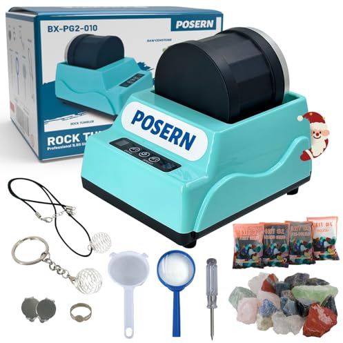 1LB Rock Tumbler with Dual Control System