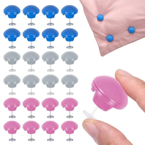 24 Clip Ferma Copripiumino, Set di Fermagli per Duvet e Lenzuola, Design Antiscivolo per Fissare Sicuramente Piumoni, Coperte e Biancheria da Letto
