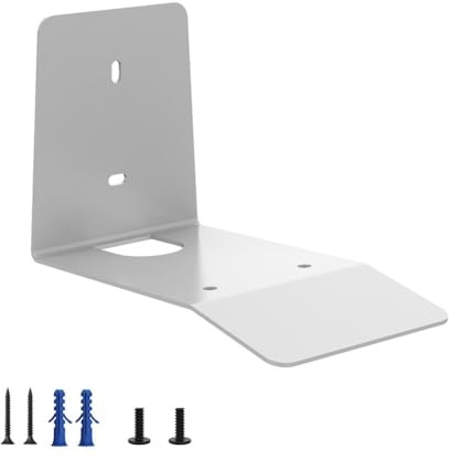 Helilyco Support mural en métal pour haut-parleur Sonos ERA300, 172 x 92 x 110 mm, compatible avec finition blanche et noire, matériel de montage inclus