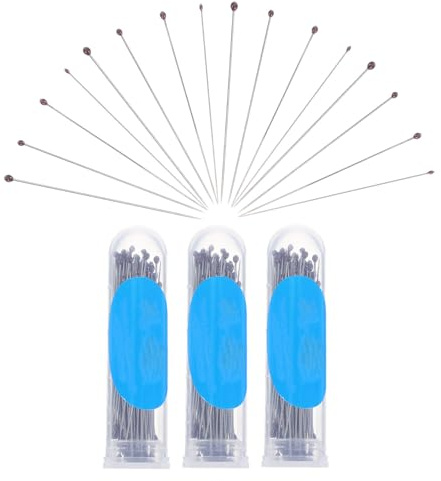 MUSISALY 300 Aiguilles à Épingler en Acier Inoxydable pour Insectes Kit Entomologique 3 Boîtes Flacon Plastique Ensemble de Collection et Outils D'épinglage pour Écoles et Laboratoires