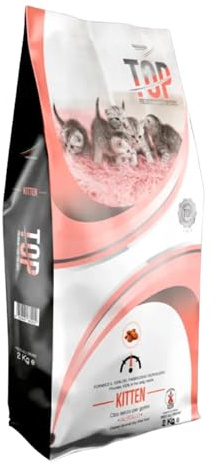 Pet's Garden Crocchette per Gatti Top Kitten Gusto Pollo Cibo Alimento Secco per Gatto Cucciolo di Tutte le Razze Sacco da 2KG Prodotto Italiano