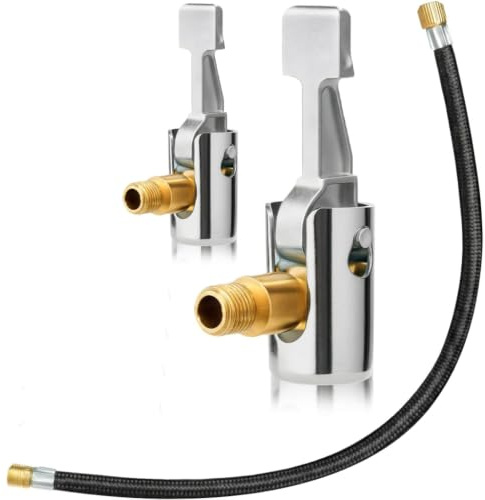 3Stück Ventil-Adapter Set,Reifenventil Werkzeug,für Autoreifen Adapter,Fahrradventil,Autoventil,Französisches Ventil,Ventilverlängerung,reifenfüllschlauch,Fahrradpumpe,Luftpumpe & Kompressor Zubehör