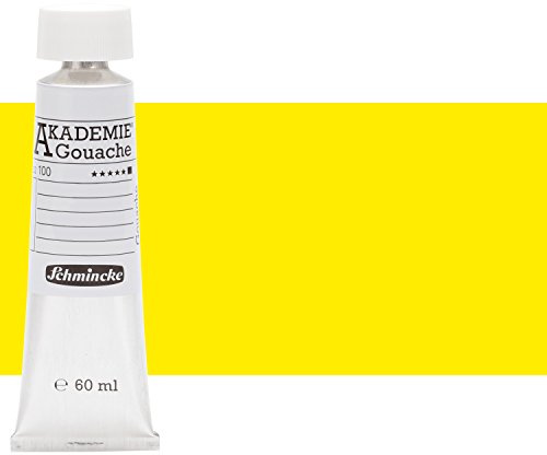 Schmincke – AKADEMIE® Gouache - feine Künstler-Gouache, Primär Gelb - 60 ml