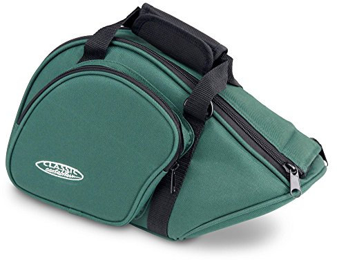Classic Cantabile JHB-1 Tasche für Jagdhorn/Fürst-Pless-Horn (Softbag/Case mit Außentasche) grün
