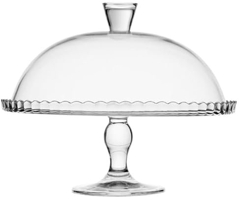 Secret de Gourmet - Présentoir à Gâteau sur Pied Lara 32cm Transparent