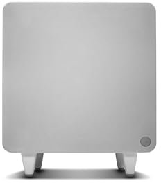 Cambridge Audio Minx X301-300 Watt Aktiv-Subwoofer mit zusätzlichem Basstreiber und voll einstellbarem Klang - Weiß