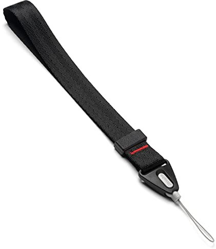 Ringke Dragonne Nylon One-Touch Buckle Multi-Usage pour Coque Téléphone Portable, Smartphone, Caméra, DSLR, Game Console - Black