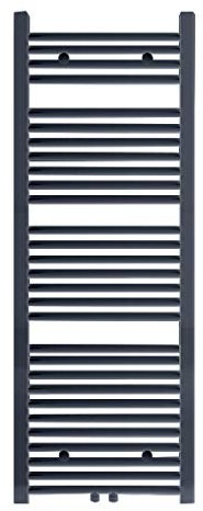 S SIENOC 500 x 1500 mm Anthrazit mittelanschluß Badheizkörper handtuchhalter Heizkörper Handtuchwärmer Handtuchtrockner 626 Watt